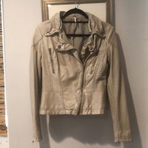 Free People Faux Leather Jacket